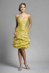 6. Short & Strapless Bridesmaid Dresses