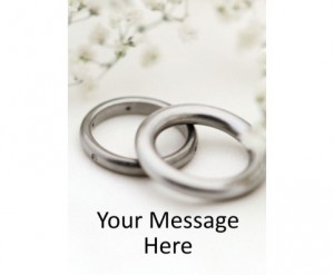 2. Personalized Wedding Band Seed Packet