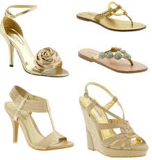 Top Ten Gold Wedding Shoes to Sparkle Under Your Dress