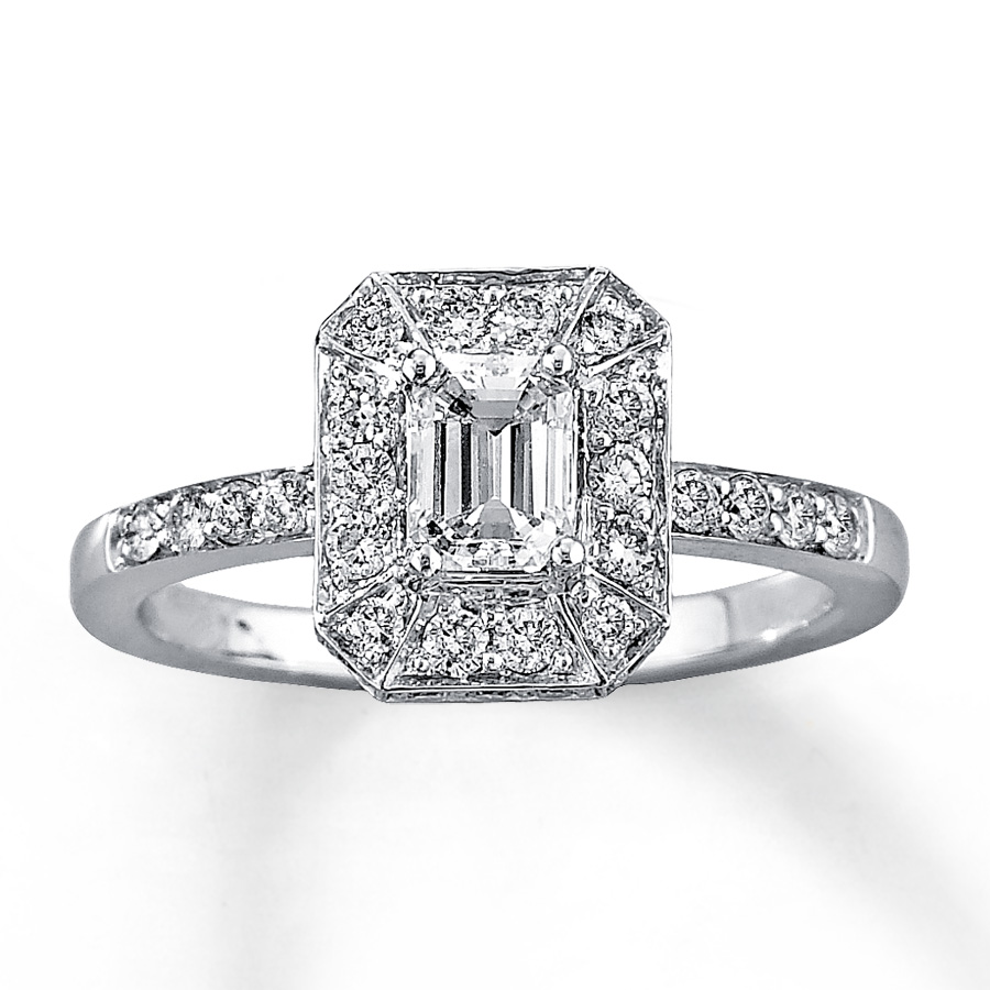 Ten Beautiful, Emerald Cut Engagement Rings