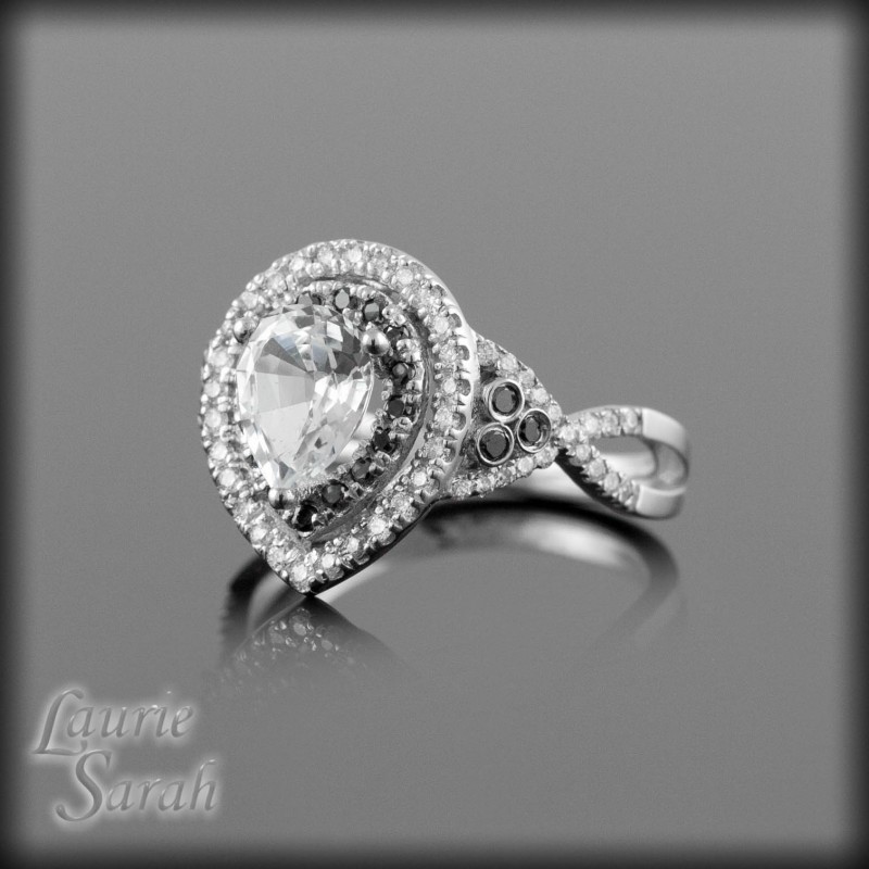 Ten Amazing White Sapphire Engagement Rings