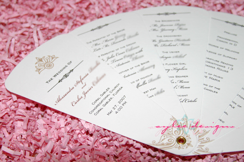 Templates For Wedding Programs