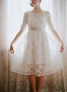 lace-tea-length-dress