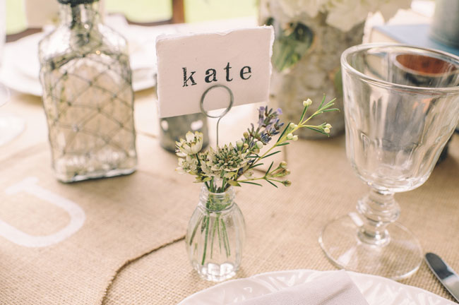 7-trending-wedding-reception-details-for-summer-2014-Bud-Vase-Name-Card-Holder-12-for-4-The-Wedding-of-my-Dreams-Credit-Daffodil-Waves-Photography-87