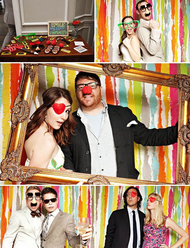 colorful photobooth props bestbride101