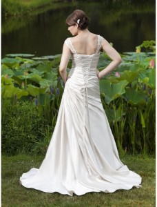 1.  Popular A-Line Dress for Brides
