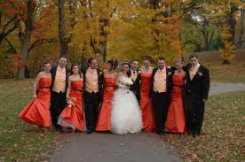 3. Warm Colors For The Autumn Bridesmaid
