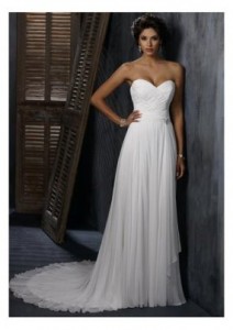 5.  The Sweetheart Corset Wedding Dress