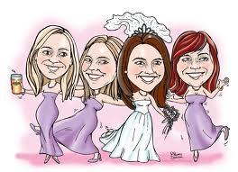 6. Cartoon Artists are Always a Hit for Wedding Entertainment