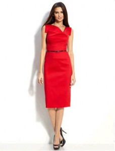 6. Knee-length Hemline Dress