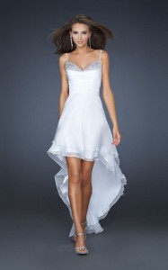 7. HighLow Spaghetti Strap Dress