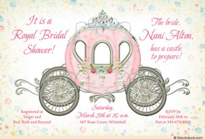 7. Princess Theme Invitations