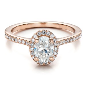 Custom-Rose-Gold-and-Diamond-Halo-Engagement-Ring-flat-100741