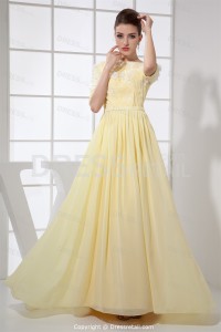 Rehearsal-Dinner-Ankle-Length-Light-Yellow-Special-Occasion-Dress-19753-57494