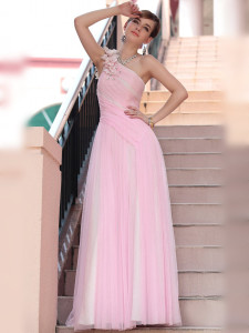 pink-one-shoulder-floor-length-formal-dress