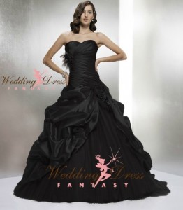 black wedding dresses