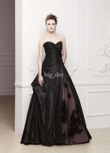 black wedding dresses