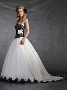 black wedding dresses