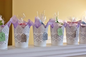 homemade bridal shower favors