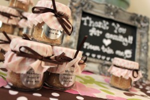 homemade bridal shower favors