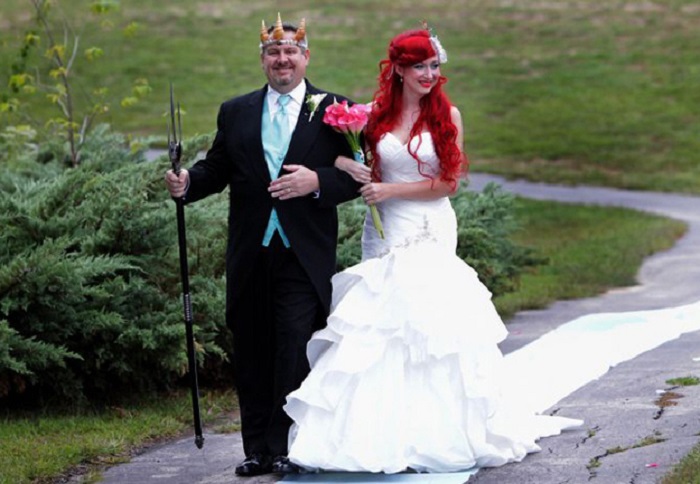 little mermaid themed wedding