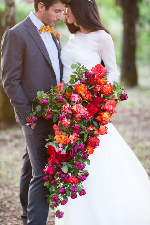 Cascading Wedding Bouquet