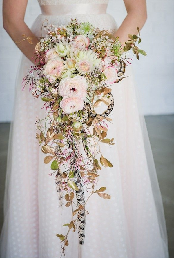Cascading Wedding Bouquet